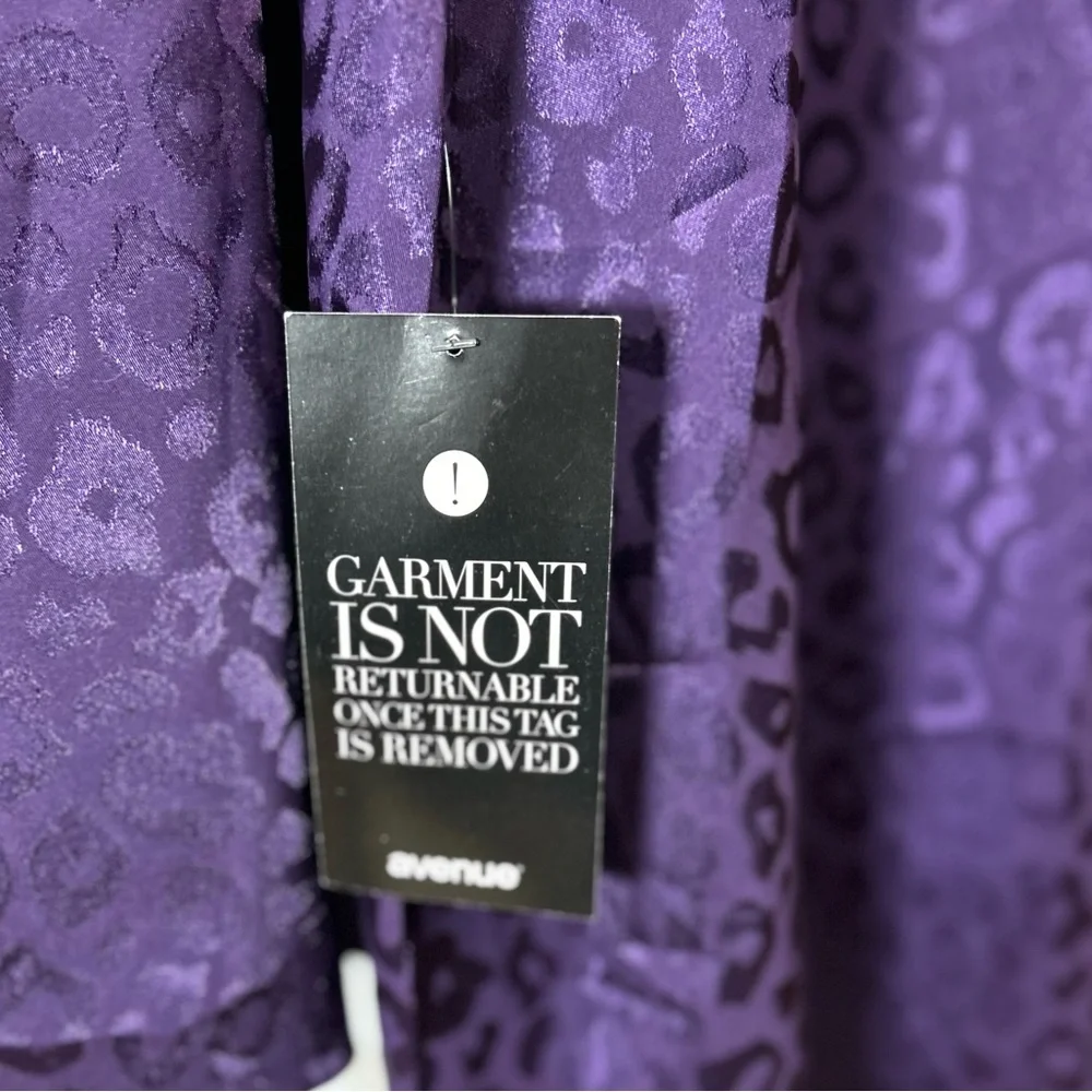 NEW Avenue Evening Dress 22/24 Purple Whimsagoth Fairy Flowy Feminine - Picture 7 of 10